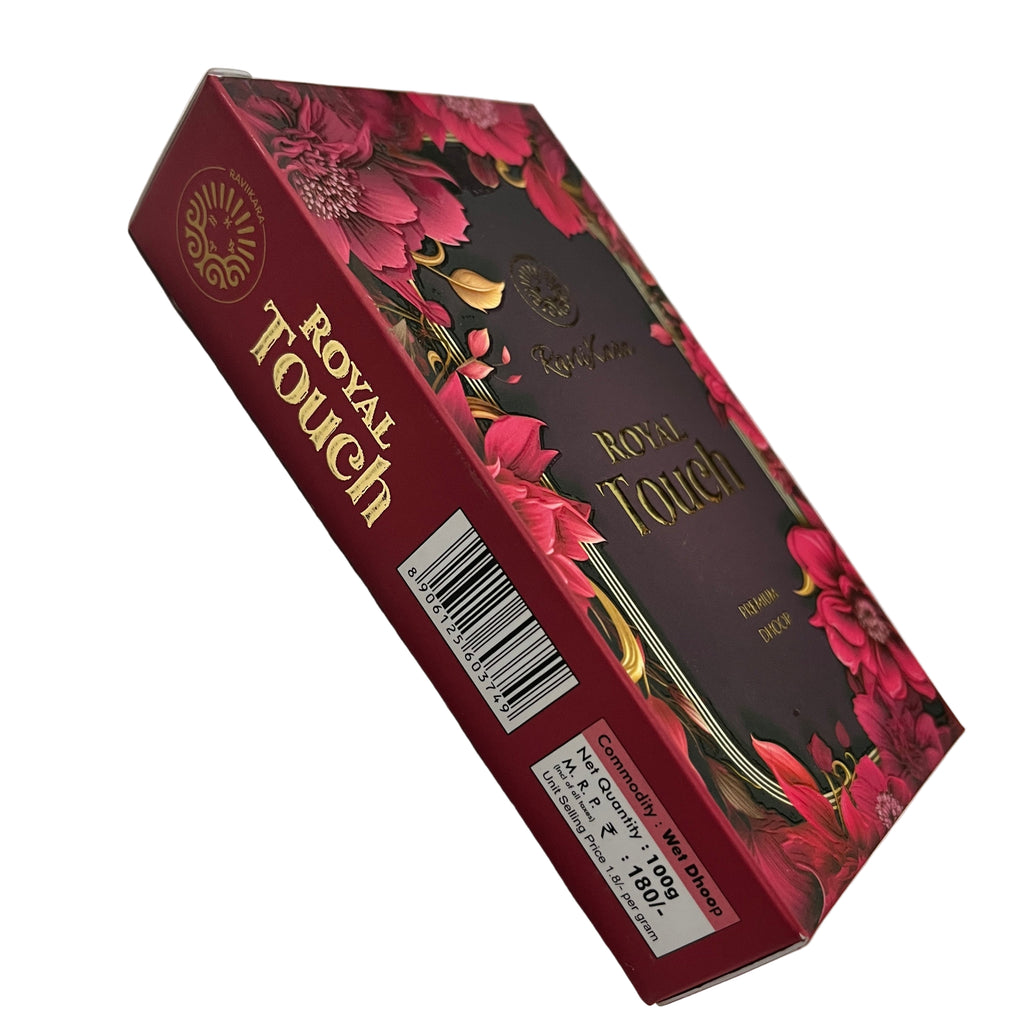 Raviikara ROYAL TOUCH Premium Wet Dhoop Sticks (10 sticks)