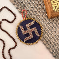 Swastik Door Hanging Navy Blue