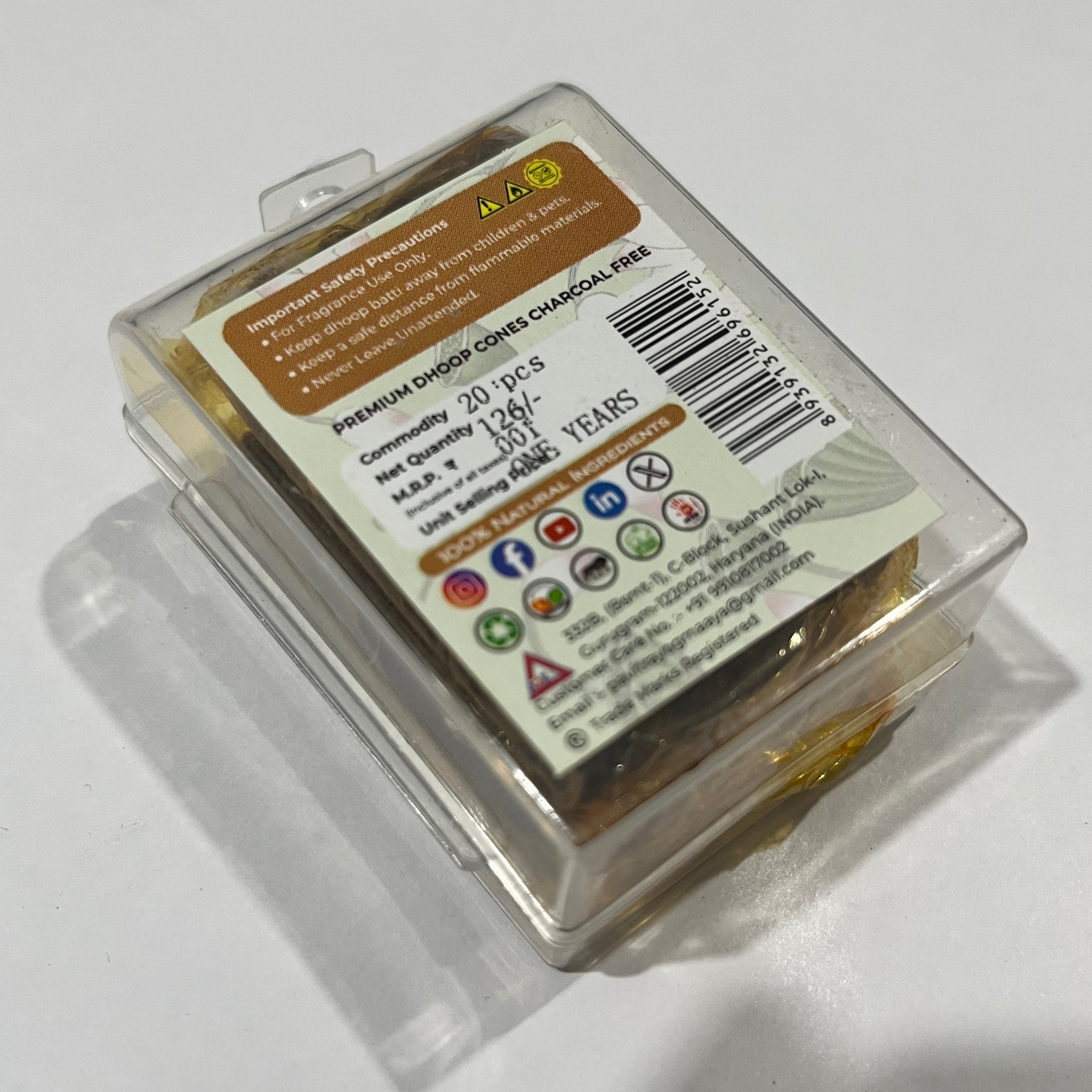 Yogmaaya CHANDAN Samarpana Wet Dhoop Sticks (20 sticks)