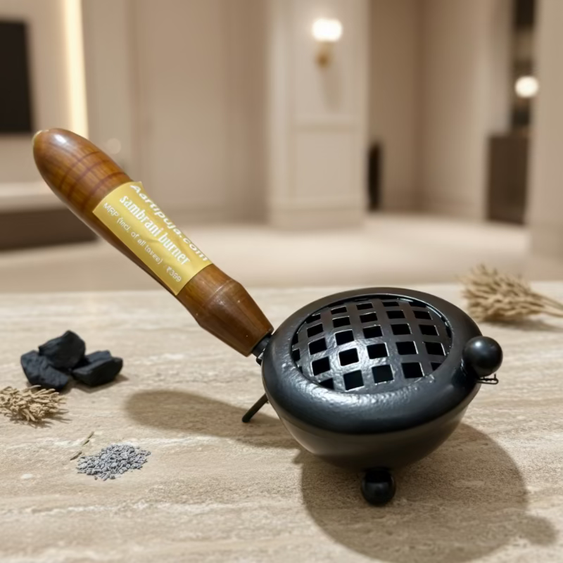 Aartipuja Incense Burner/ Dhuni (Small)