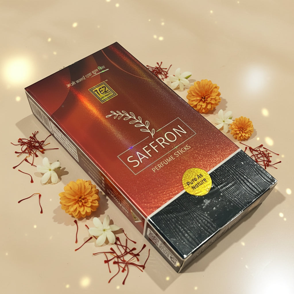 Tez SAFFRON Perfume Dhoop Sticks (100 gm)
