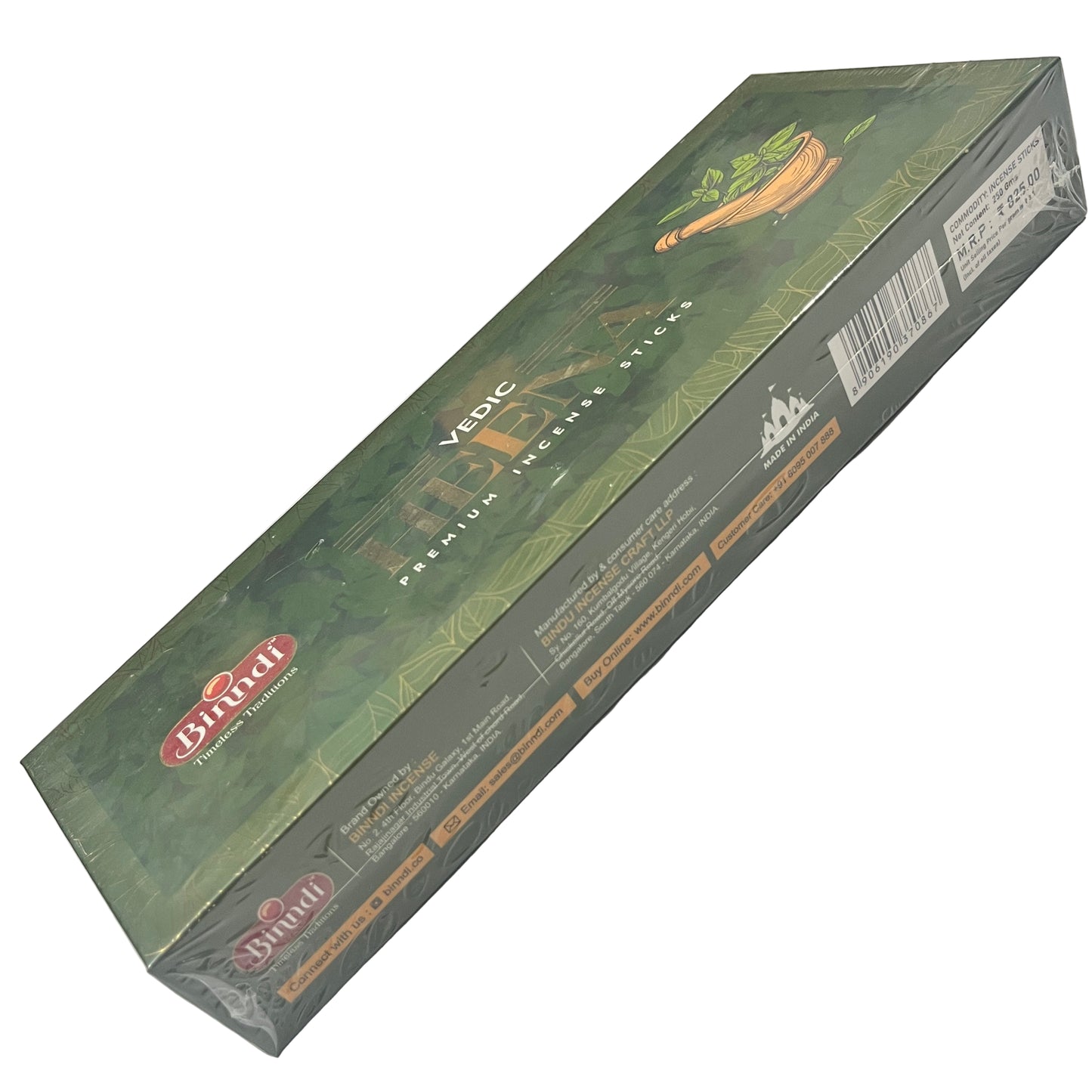 Binndi VEDIC HEENA Premium Incense Sticks (250 gm)