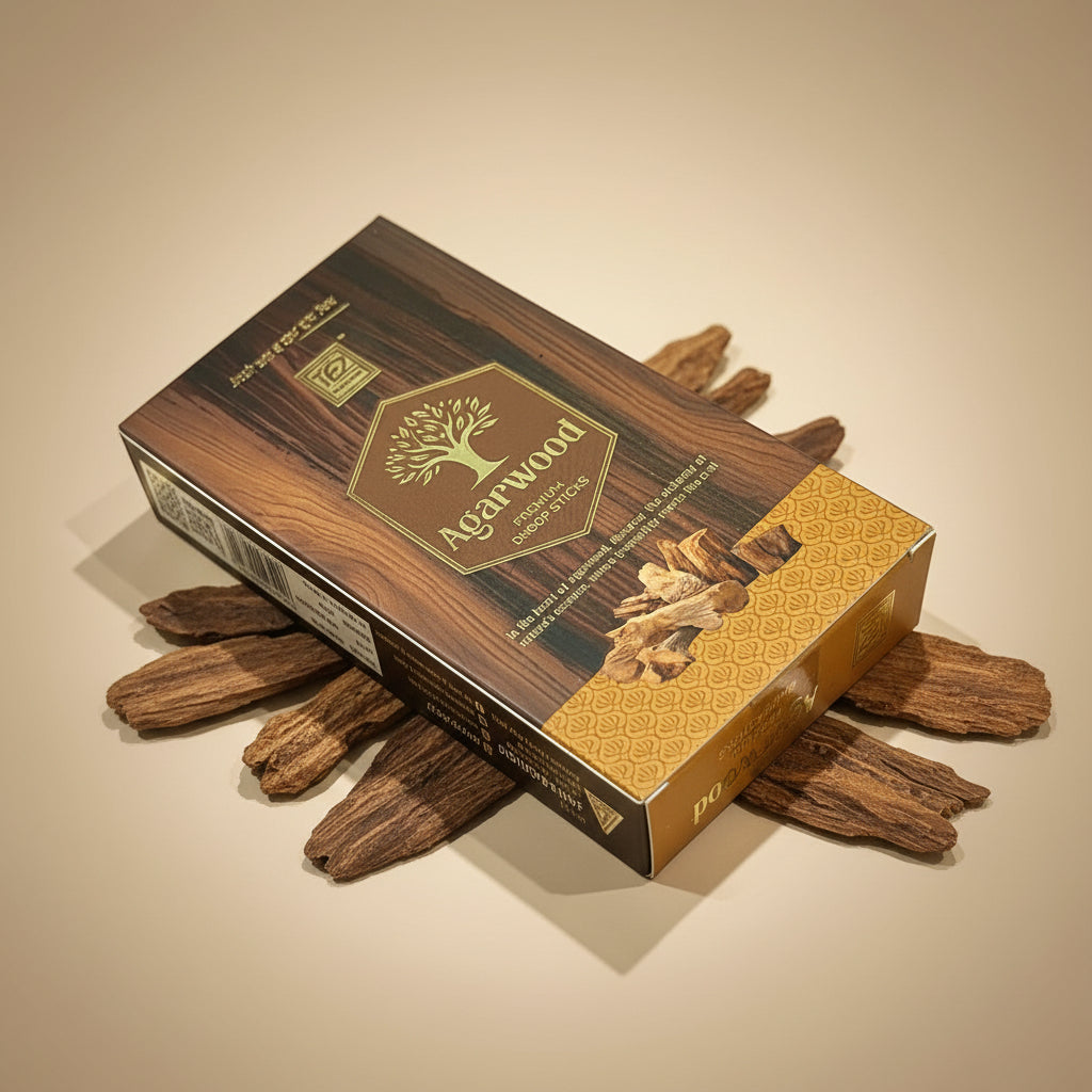Tez Agarbatti AGARWOOD Premium Dhoop Sticks (100 gm)
