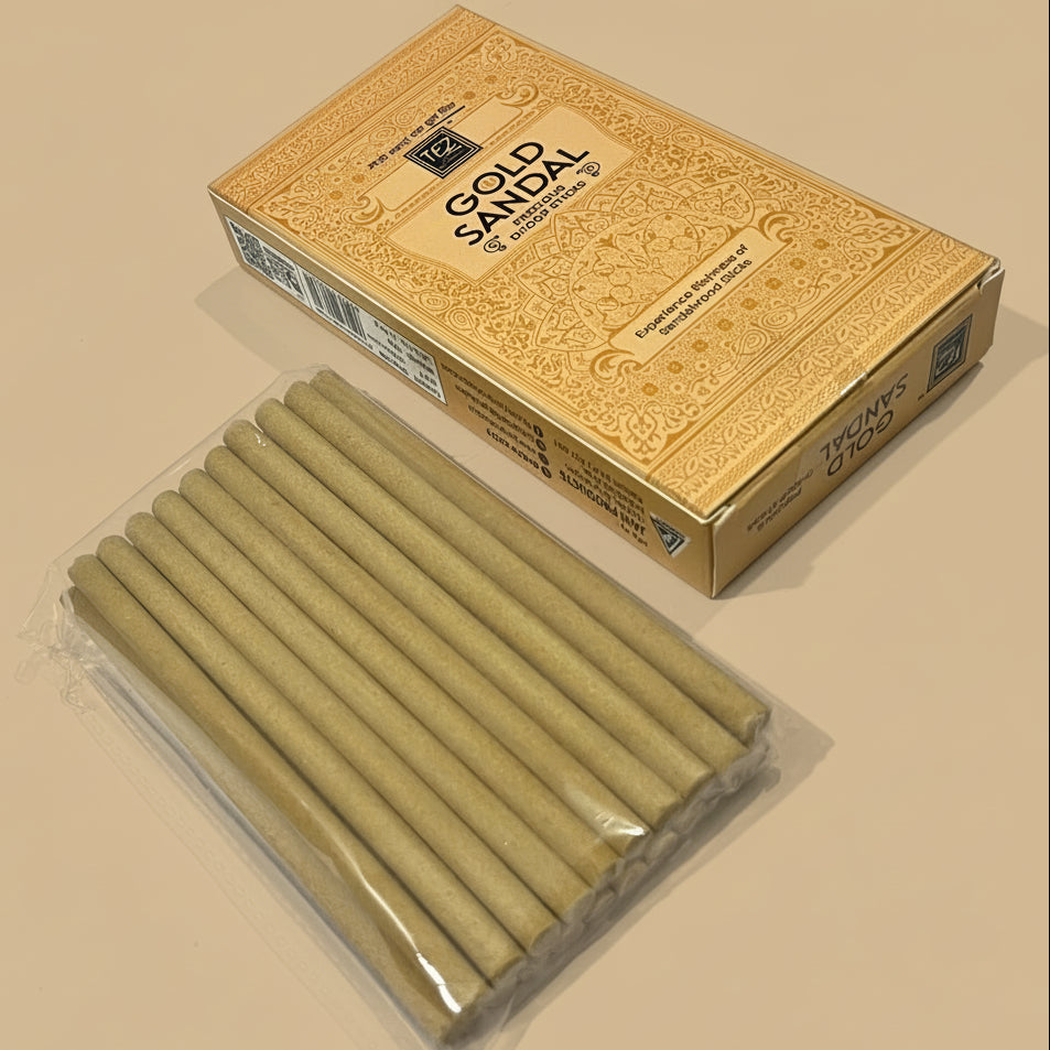 Tez GOLD SANDAL Precious Dhoop Sticks (100 gm)