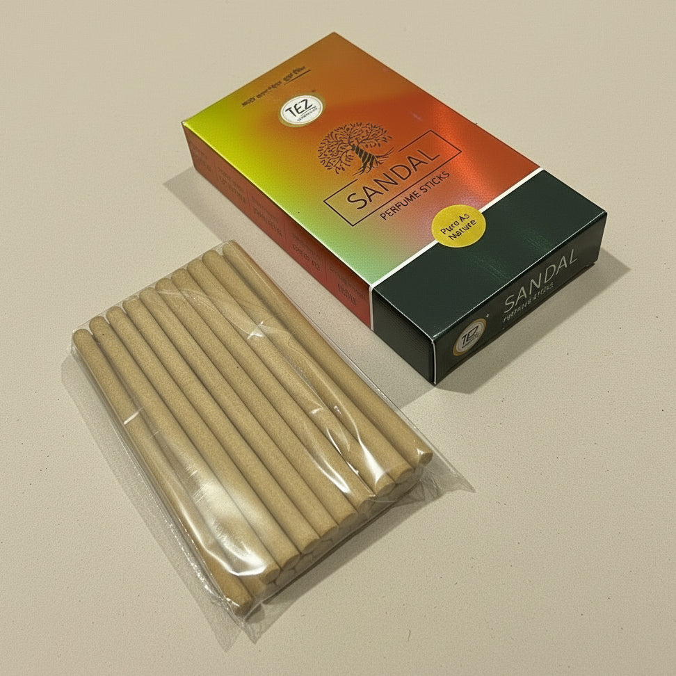 Tez SANDAL Perfume Dhoop Sticks (100 gm)