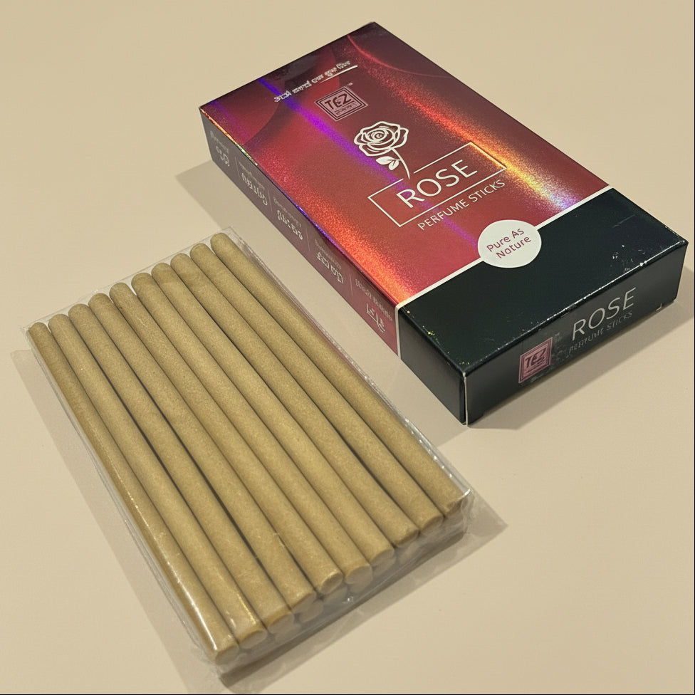 Tez Agarbatti Rose Perfume Sticks (100 gm)