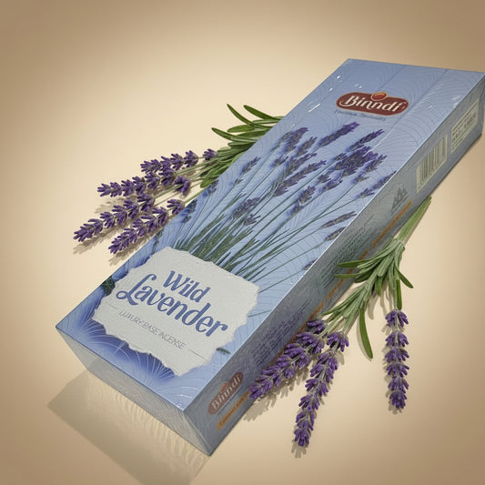 Binndi WILD LAVENDER Luxury Base Incense Sticks (250 gm)