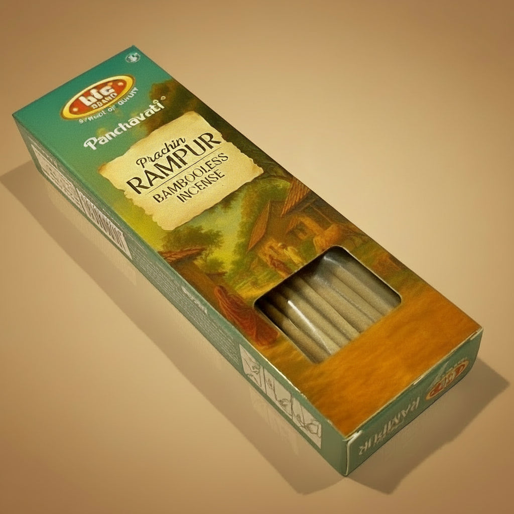 BIC Panchavati PRACHIN RAMPUR Bambooless Incense (90 GMS)