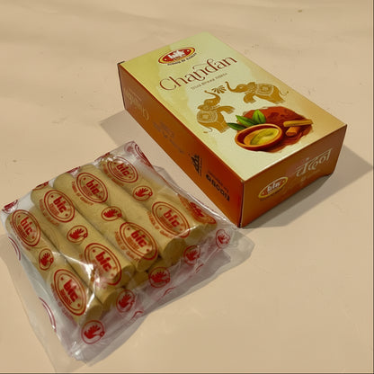 BIC CHANDAN Thick Dhoop Sticks (10 Sticks)