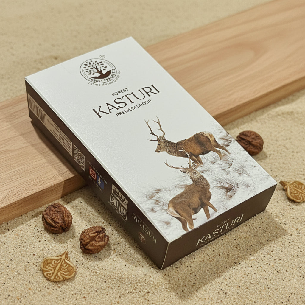 Forest KASTURI Premium Wet Dhoop Stick (10 Sticks)