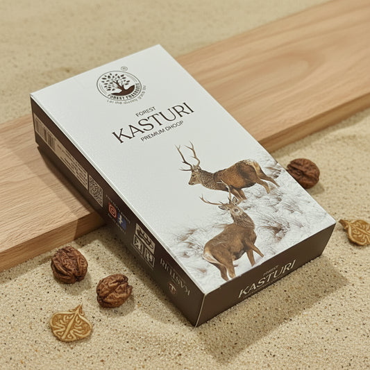 Forest KASTURI Premium Wet Dhoop Stick (10 Sticks)