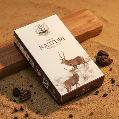 Forest KASTURI Premium Wet Dhoop Stick (10 Sticks)