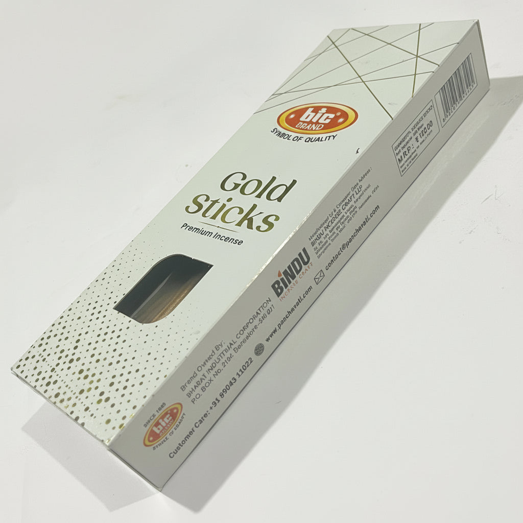 BIC GOLD STICKS Premium Incense Sticks(210 Gms)