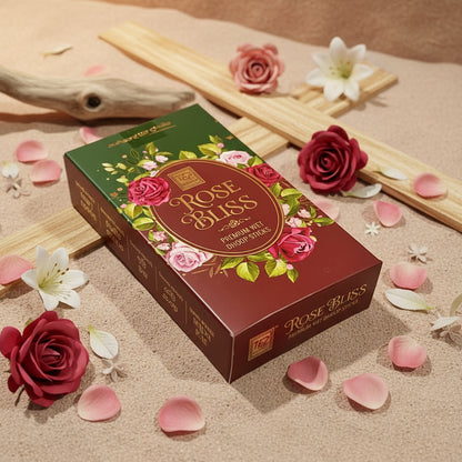 Tez ROSE BLISS Premium Wet Dhoop Sticks (10 Sticks)