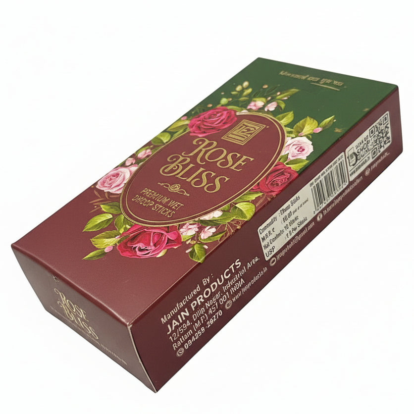Tez ROSE BLISS Premium Wet Dhoop Sticks (10 Sticks)