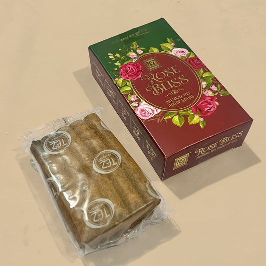 Tez ROSE BLISS Premium Wet Dhoop Sticks (10 Sticks)