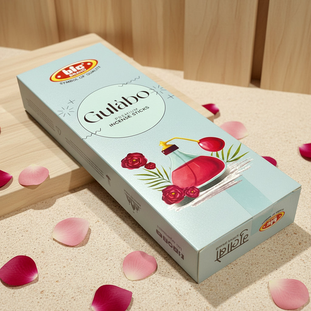 BIC GULABO Premium Incense Sticks(210 Gms)
