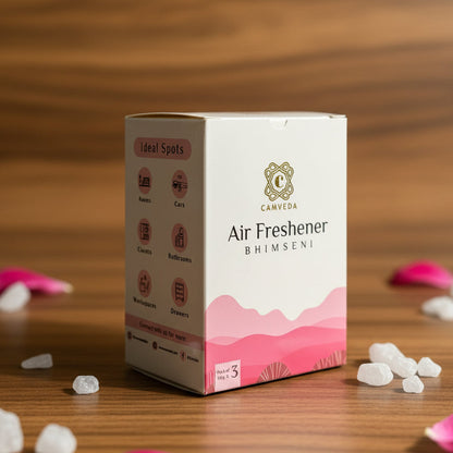 Camveda Air Freshener - Bhimseni Pack of 3 (150gm)