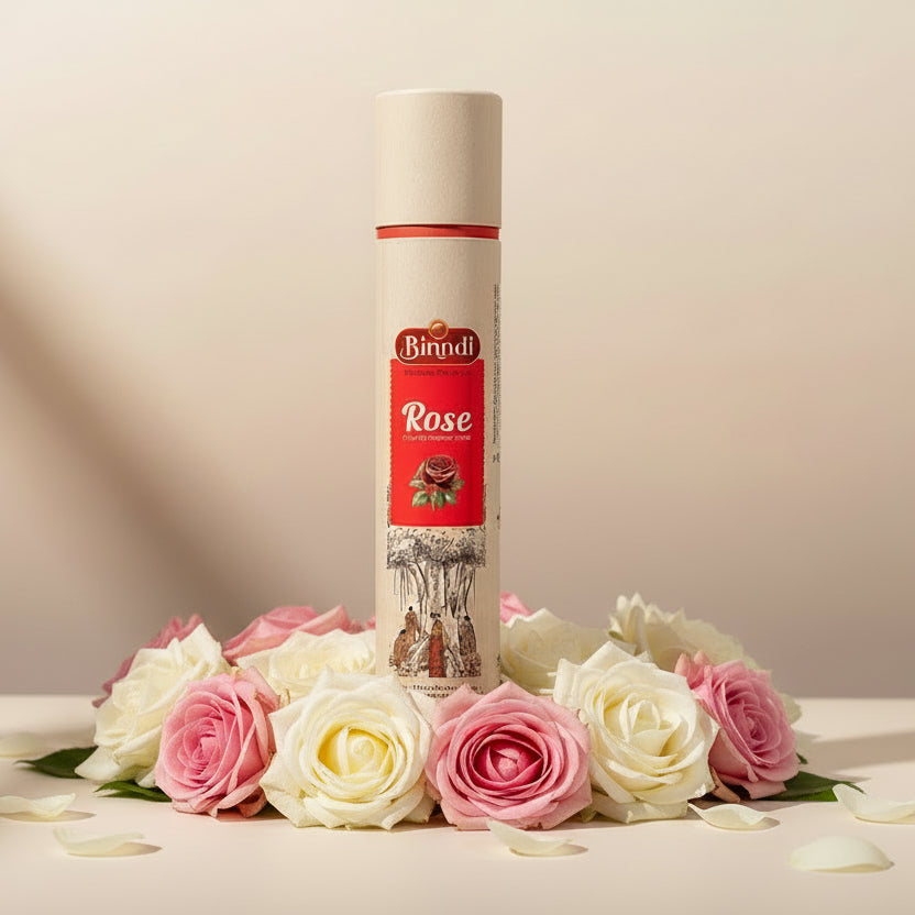 Binndi ROSE Luxury Incense Sticks (25 Sticks)