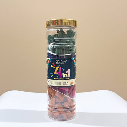 Balaji 4 In 1 Premium Dhoop Cones (380 gm)
