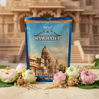 Balaji RAM RAJYA 4 In 1  Incense Sticks Zipper (450 gms)