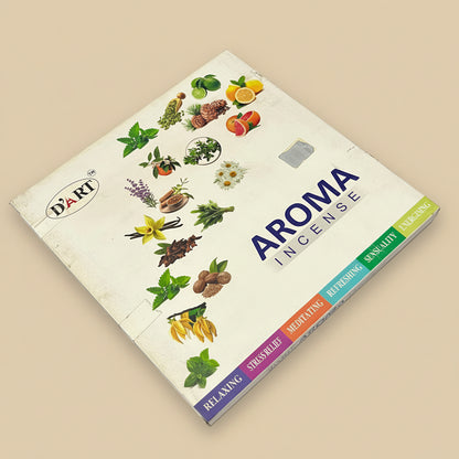 D'art Aroma Incense Sticks (6 Pack of 20 Sticks Each)