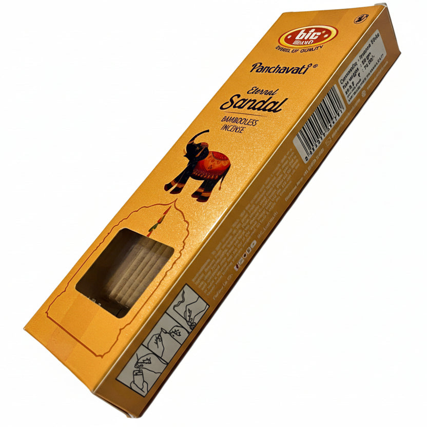 BIC Panchavati Eternal Sandal Bambooless Incense (100 GMS)