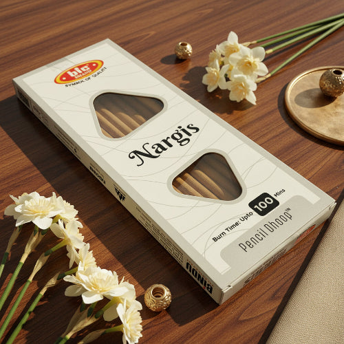 BIC NARGIS Pencil Dhoop Sticks (12 Sticks)