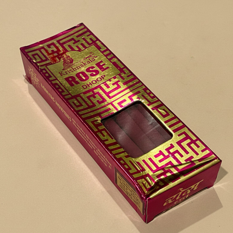 Krishnakala ROSE Premium Candy Agarbathi Thick Incense Sticks (10 sticks)