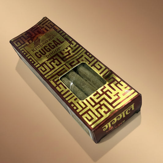 Krishnakala GUGGAL Premium Candy Agarbathi Thick Incense Sticks (10 sticks)