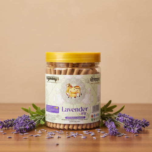 Yogmaaya LAVENDER Ras Dhoop Sticks Jar