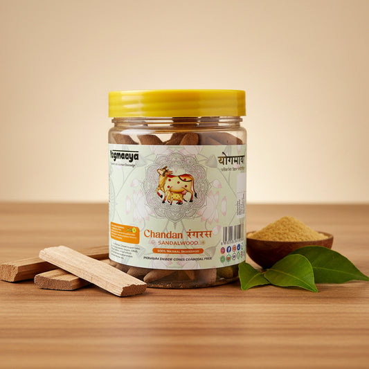 Yogmaaya CHANDAN Rangras Sandalwood Dhoop Cones