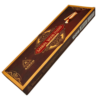 Arham SANDAL WOOD FLUXO Natural Incense Sticks(50 Gm)