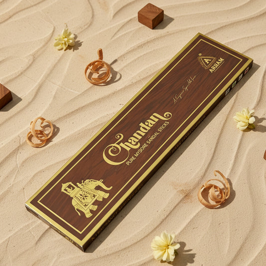 Arham CHANDAN Pure Mysore  Sandal Incense Sticks(10 sticks)