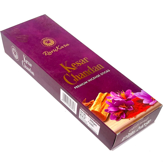 Raviikara KESAR CHANDAN premium incense sticks (250 gm)