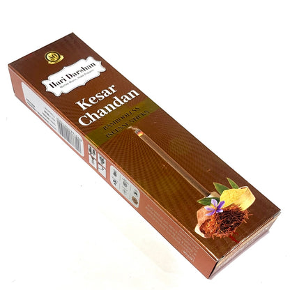 Hari Darshan KESAR CHANDAN  Bambooless Dhoop Sticks (30 sticks)