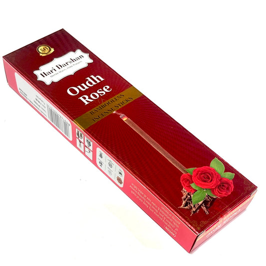 Hari Darshan OUDH ROSE  Bambooless Dhoop Sticks (30 sticks)