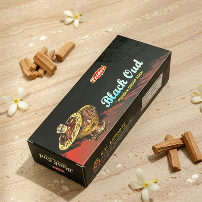 Tridev BLACK OUD Premium Dhoop Sticks(80 gm)
