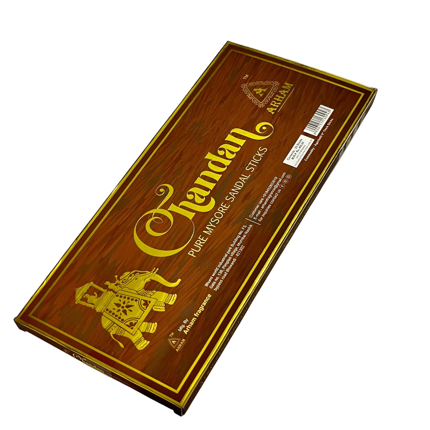 Arham CHANDAN Pure Mysore  Sandal Incense Sticks(25 sticks)