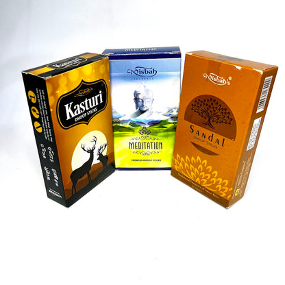 COMBO of 3 Misbah's Premium Wet Dhoop (100 gms*3= 300 gms)