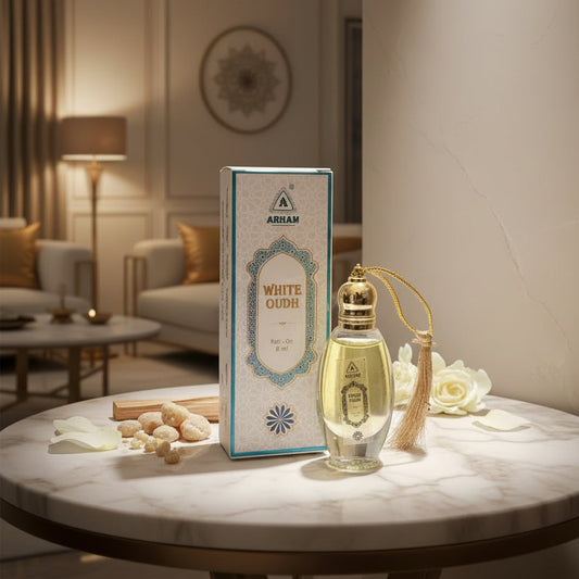 Arham WHITE OUDH Roll on Attars(8 ml)
