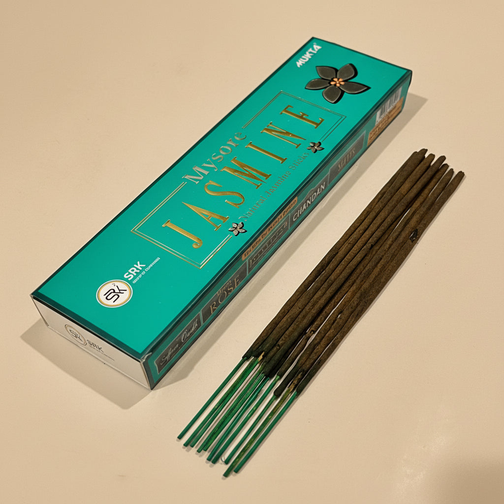 Mukta Mysore JASMINE Natural Jasmine Incense Sticks(25 Gms)