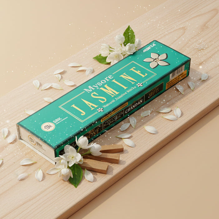 Mukta Mysore JASMINE Natural Jasmine Incense Sticks(25 Gms)