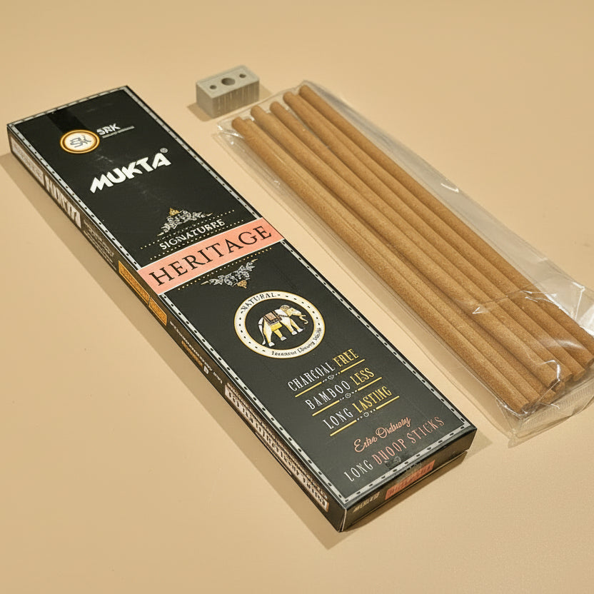 Mukta HERITAGE Long Dhoop Sticks(9-Sticks)