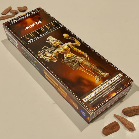 Mukta AGAR WOOD Luxury White Agarbatti(250Gms)