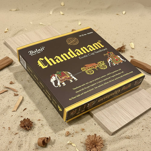 Balaji CHANDANAM Sambrani Havan Cups (12 cups)