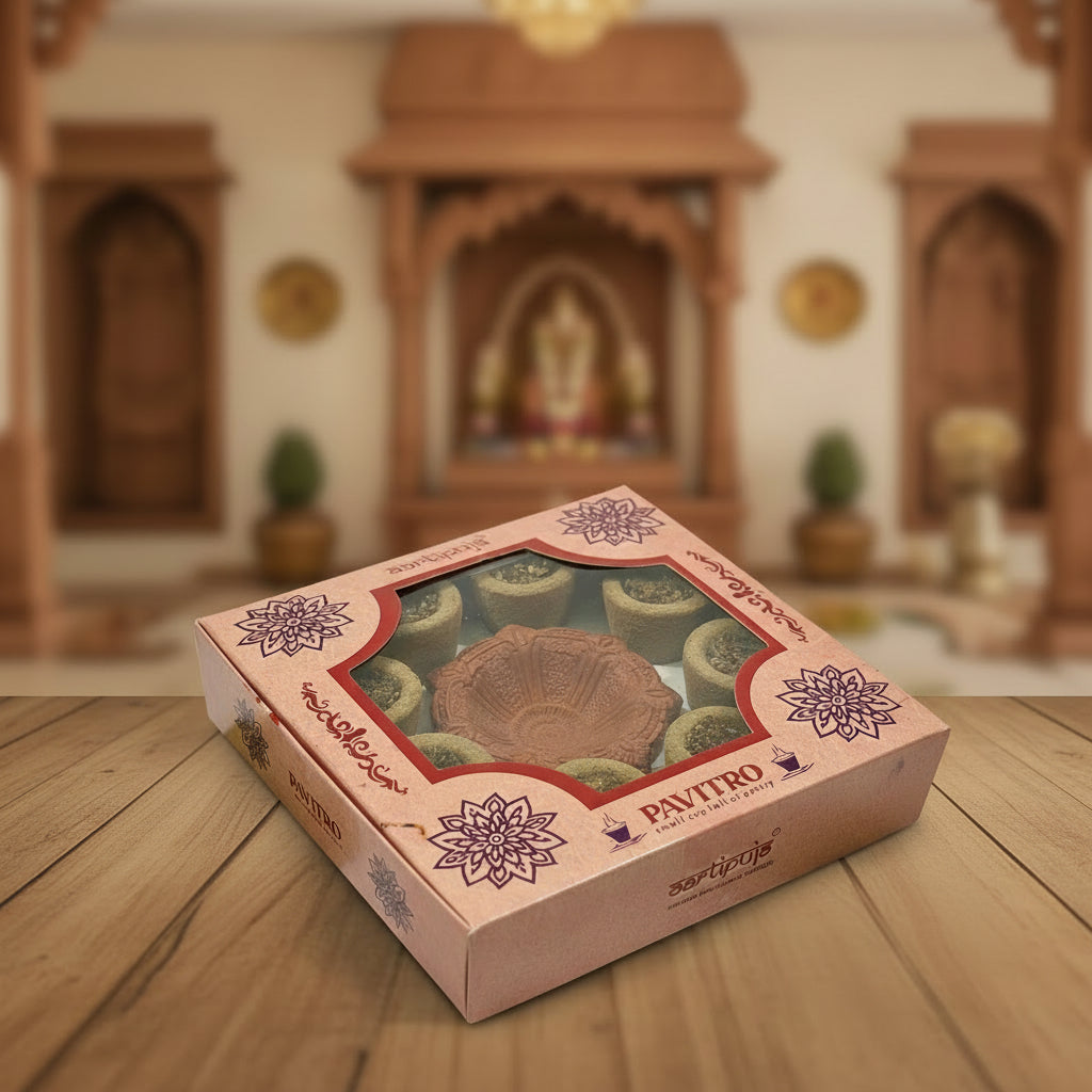 Aartipuja PAVITRO Small Hawan Cup(8 Unit)