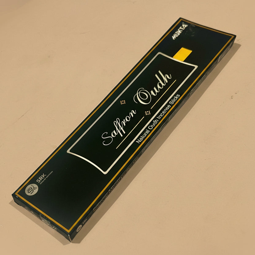 Mukta SAFFRON OUDH Natural Incense Sticks(10 Sticks)