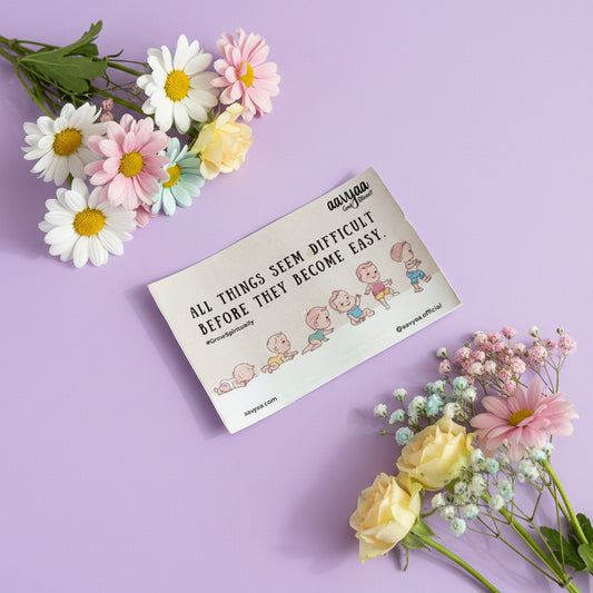 Aavyaa Children Thought Stickers (2.75" x 4.33")