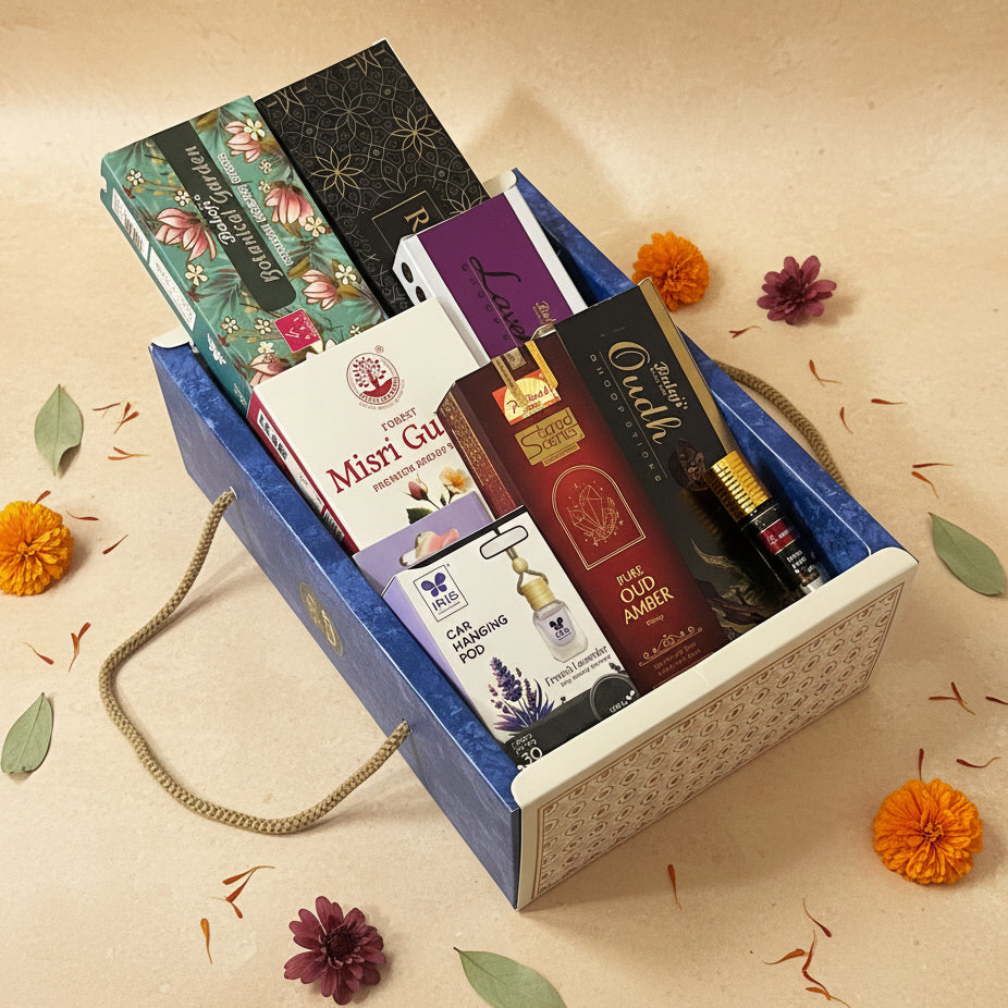 Premium incense and attar hamper